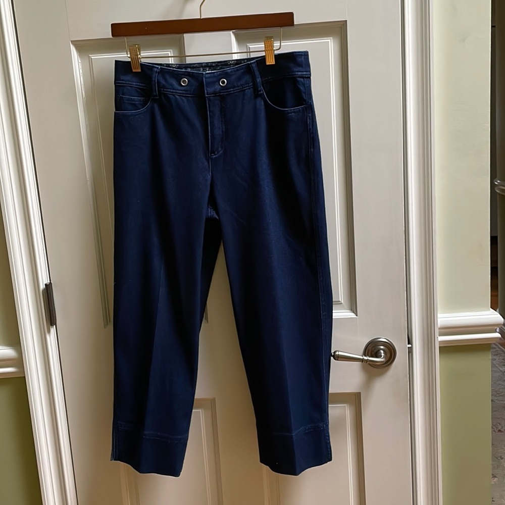 Coldwater Creek Dark Wash Capri Jeans size 6